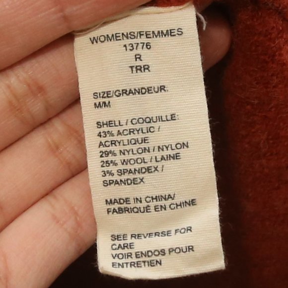 Woolrich Motif Rust Sheep Graphic Wool Acrylic Blend Knit Pullover Sweater - Picture 4 of 8